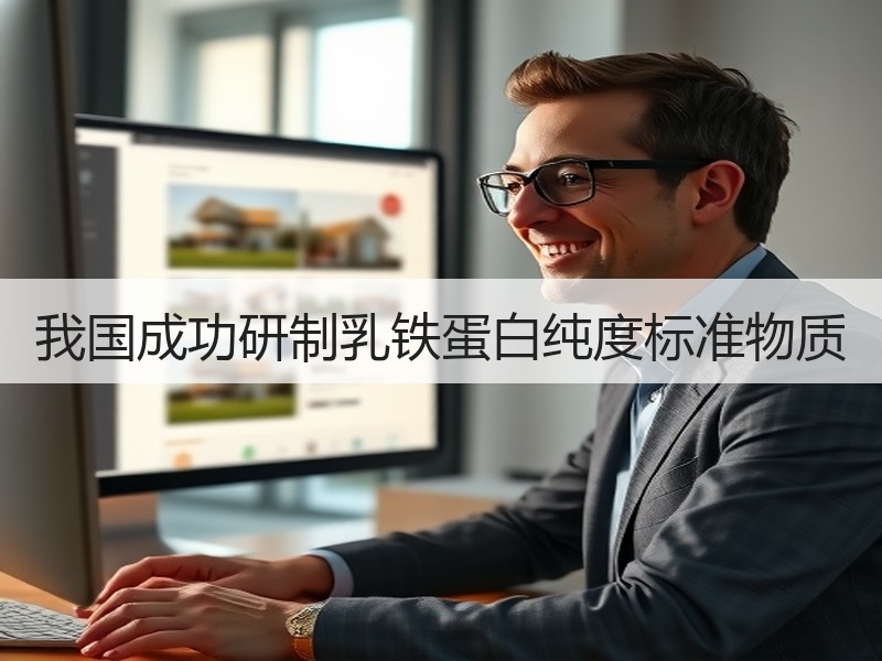 我国成功研制乳铁蛋白纯度标准物质