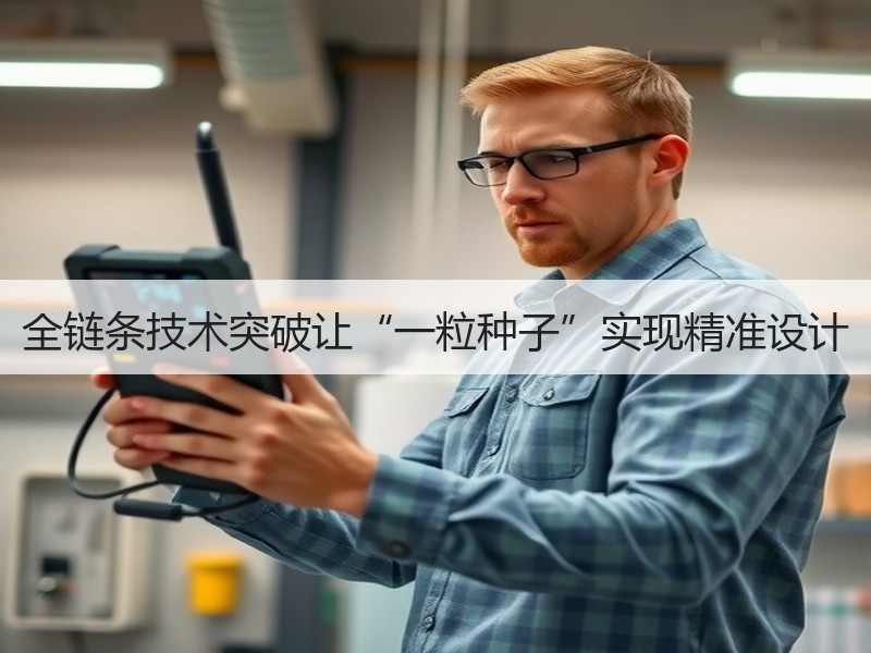 全链条技术突破让“一粒种子”实现精准设计