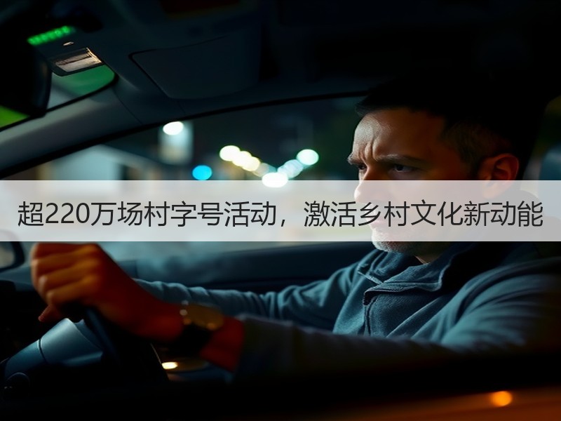 超220万场村字号活动，激活乡村文化新动能