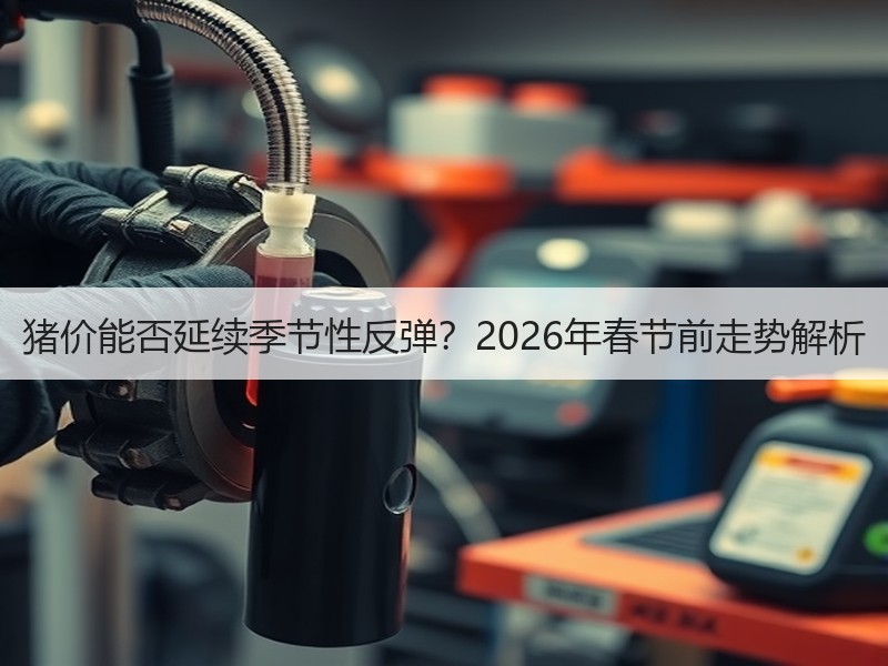 猪价能否延续季节性反弹？2026年春节前走势解析